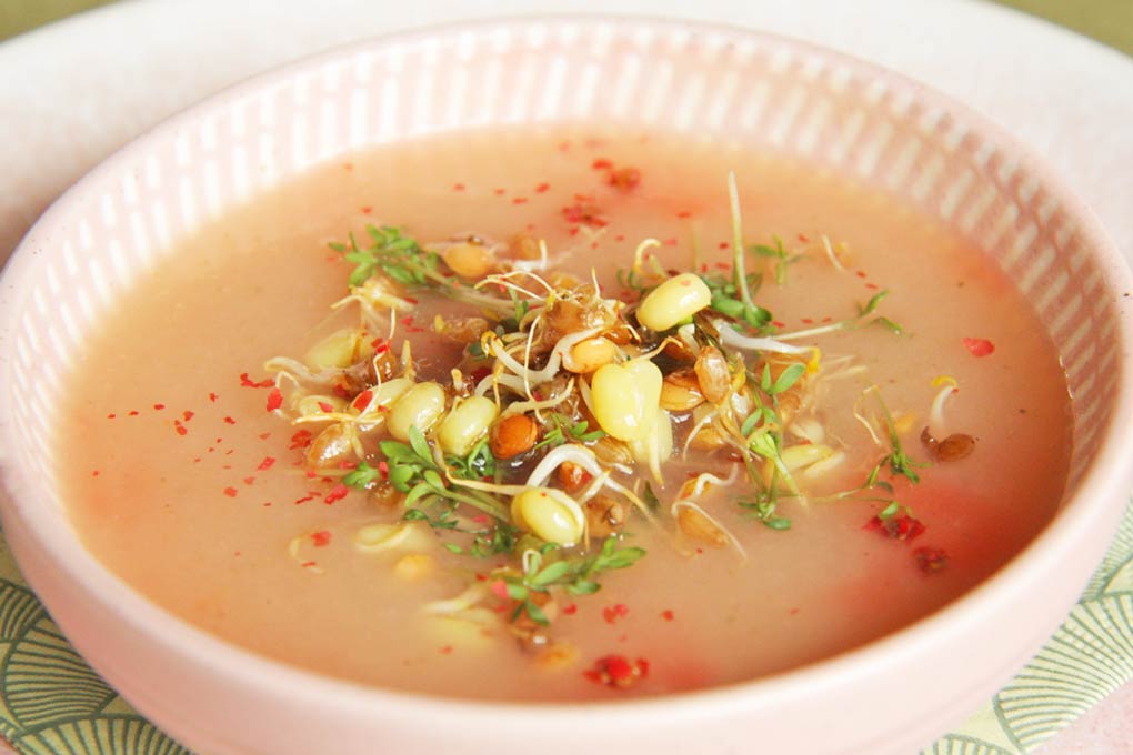 Radieschensuppe mit Erdäpfel