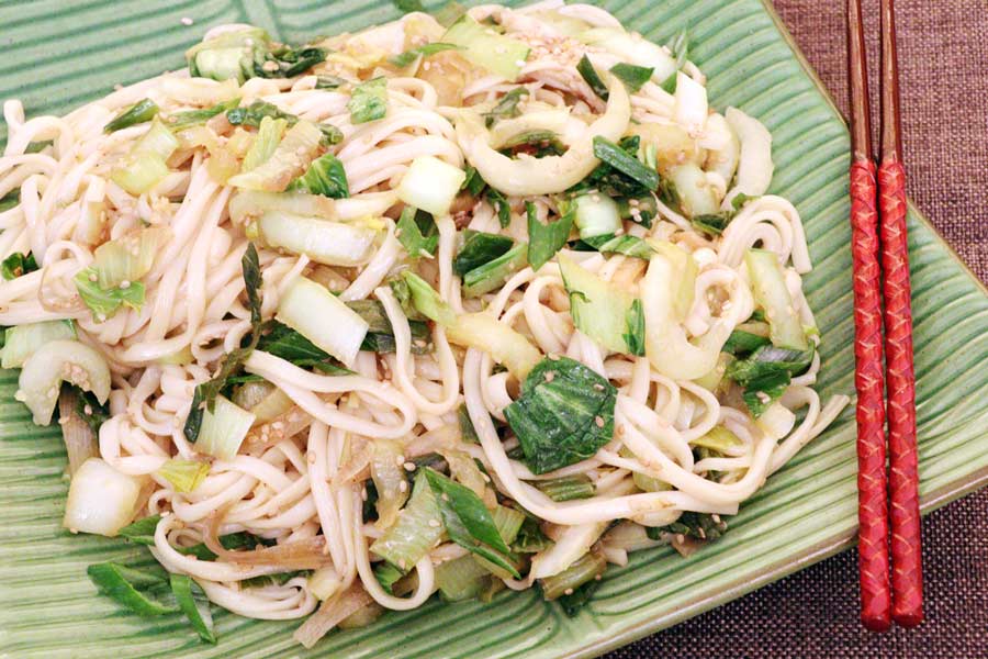 Udon mit Pak Choi